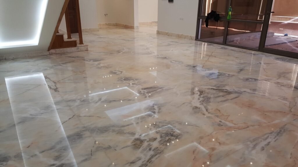 جلي وتلميع الرخام والبلاط بجدة